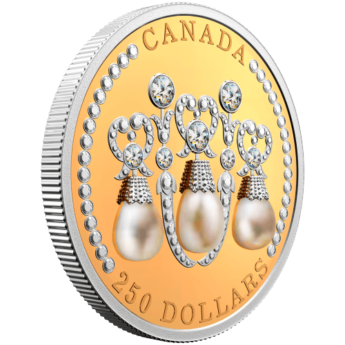 2 oz 2021 Her Majesty Queen Elizabeth's Lover's Knot Tiara Gold Coin | The Royal Canadian Mint