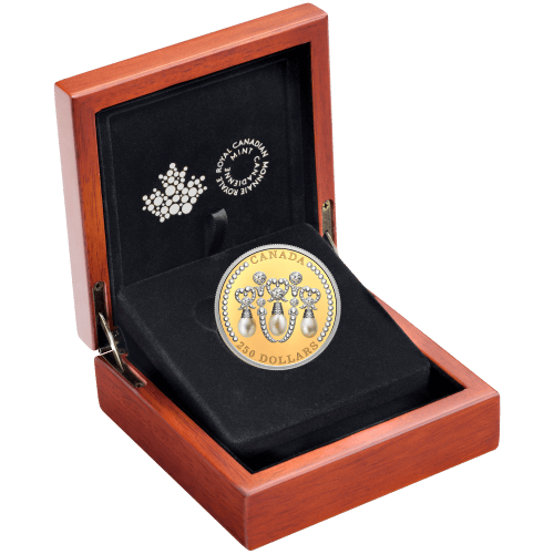 2 oz 2021 Her Majesty Queen Elizabeth's Lover's Knot Tiara Gold Coin | The Royal Canadian Mint