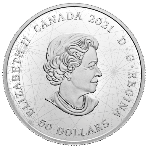 Pièce 5 onces d'argent Perdu et retrouvé : L'astrolabe dit de Champlain | Monnaie royale canadienne