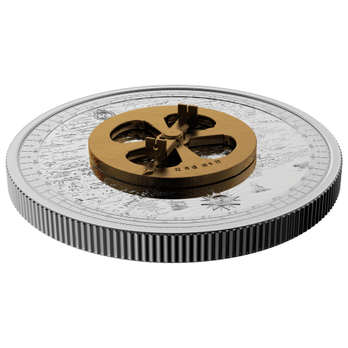 Pièce 5 onces d'argent Perdu et retrouvé : L'astrolabe dit de Champlain | Monnaie royale canadienne