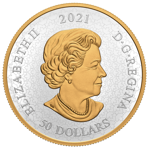 5 oz 2021 $50 The Avro Arrow Gold-Plated Silver Coin | Royal Canadian Mint