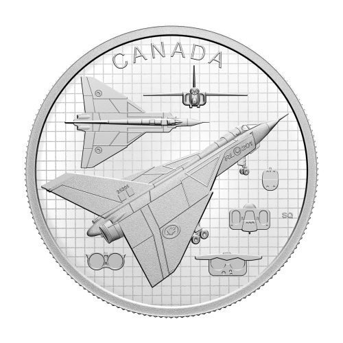 1 oz 2021 $20 The Avro Arrow Silver Coin | Royal Canadian Mint