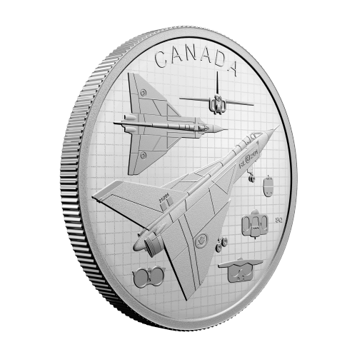 1 oz 2021 $20 The Avro Arrow Silver Coin | Royal Canadian Mint