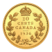 1 oz Canada's Rarest Coins 1936 Dot 10 Cents Gold Coin | Royal Canadian Mint