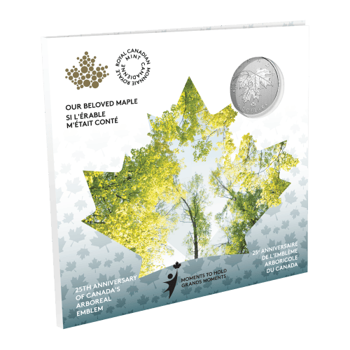 Pièce 1/4 once d'argent Grands Moments : 25e anniversaire de l’emblème arboricole du Canada | 2021 Monnaie Royale Canadienne