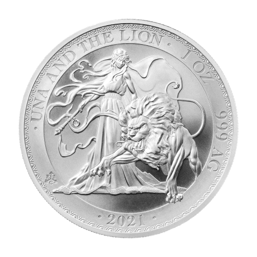 1 oz 2021 St Helena Una and the Lion Silver Coin | East India Company