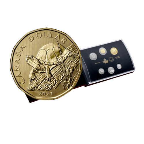 Set of 6 x 2021 Royal Canadian Mint - Blanding's Turtle Specimen Coins