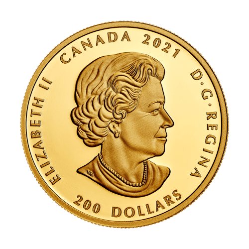 1 oz 2021 Ramming Bighorn Sheep Gold Coin | Royal Canadian Mint