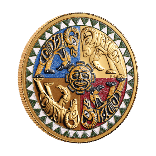 1 oz 2021 Ramming Bighorn Sheep Gold Coin | Royal Canadian Mint