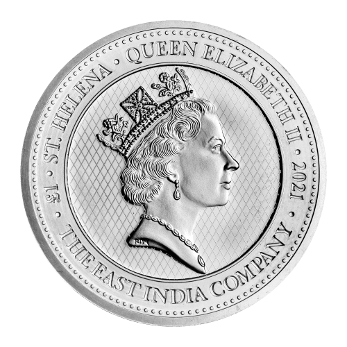 1 oz 2021 Saint Helena Napoleon Angel Silver Coin | East India Company