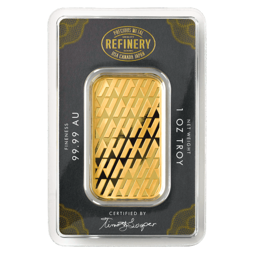 1 oz Gold Bar | Asahi Refining