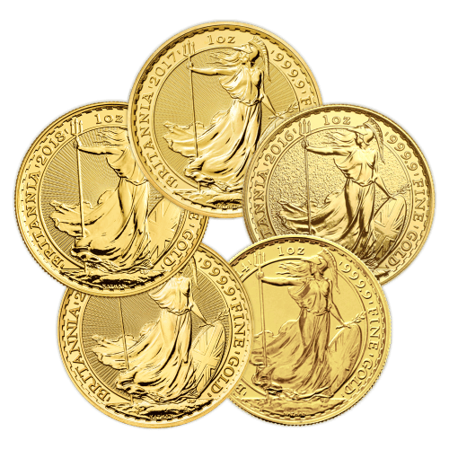 1 oz Random Year Britannia Gold Coin | The Royal Mint