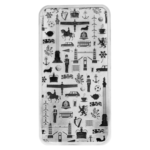 10 oz Silver Bar | JBR | Silver Gold Bull US