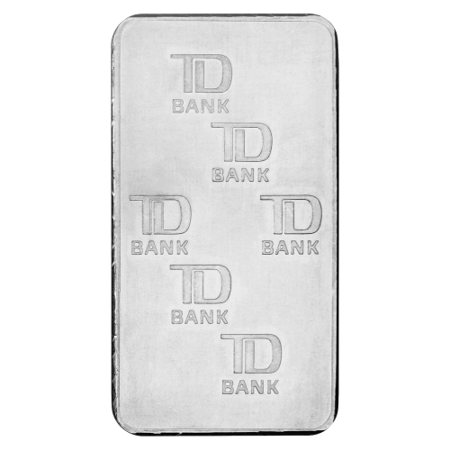 Lingot d'argent Engelhard TD Bank de 10 onces