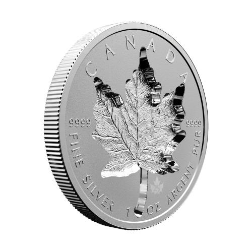 Pièce 1 once d'argent Super Incuse Feuille d'érable canadienne 2021