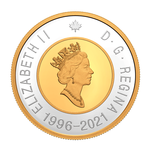 Set of 2 x 2021 25th Anniversary of the Toonie Bank Note and Silver Coin | Royal Canadian Mint