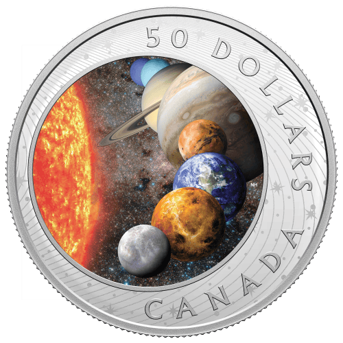 5 oz 2021 The Solar System Silver Coin | Royal Canadian Mint