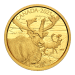 2021 Canadian Wildlife Portraits: The Caribou Gold Coin | Royal Canadian Mint