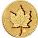 Pièce d'or Super incuse Feuille d'érable canadienne 2021 de 2 onces