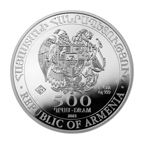 1 oz 2021 Armenian Noah's Ark Silver Coin | Geiger Edelmetalle