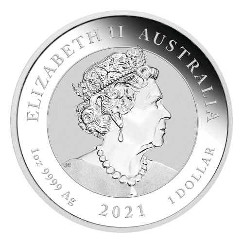 Pièce 1 once d'argent Dragon | Mythes et légendes chinoises Australie 2021 | Monnaie de Perth