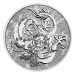Pièce 1 once d'argent Dragon | Mythes et légendes chinoises Australie 2021 | Monnaie de Perth