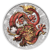 1 oz 2021 Australia Chinese Myths and Legends: Dragon Colourized Silver Coin in Certicard | Perth Mint