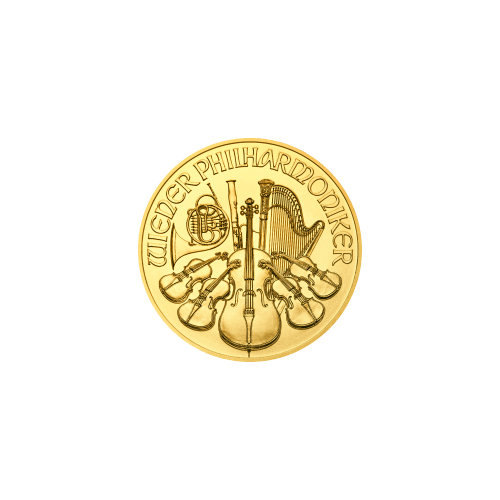 Pièce d'or Philharmonique d'Autriche 2021 de 1/10 once