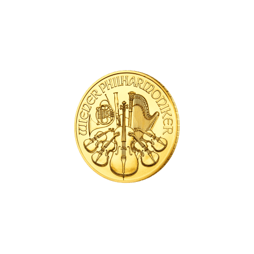 Pièce d'or Philharmonique d'Autriche 2021 de 1/10 once