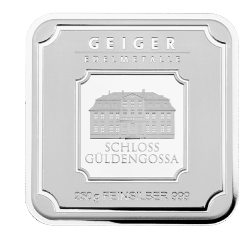 250 gram Silver Bar | Geiger Edelmetalle