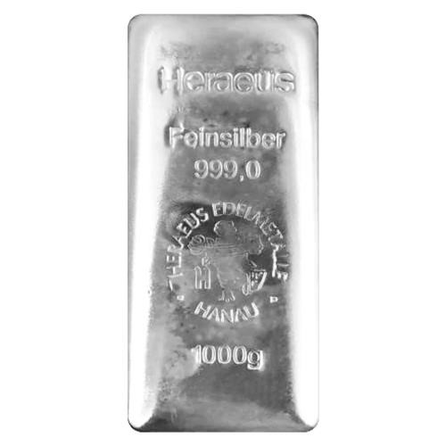 1 kilo Silver Bar | Argor-Heraeus