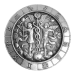 Ronde 1 once d'argent Signe du zodiaque Gémeaux | Monarch Precious Metals