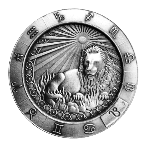 1 oz Zodiac Sign Leo Silver Round | Monarch Precious Metals