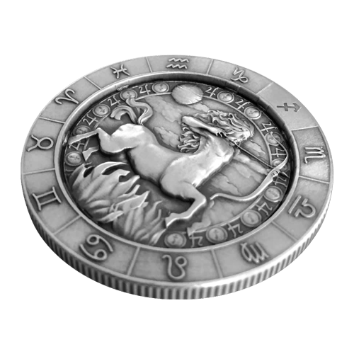 1 oz Zodiac Sign Sagittarius Silver Round | Monarch Precious Metals