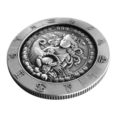 1 oz Zodiac Sign Virgo Silver Round | Monarch Precious Metals