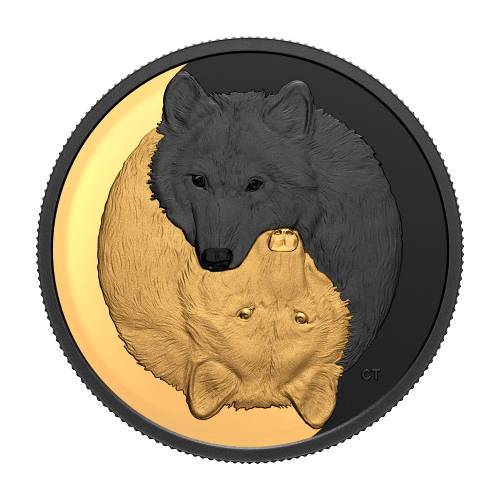 Pièce 1 once d'argent Le loup gris 2021 | Monnaie royale canadienne