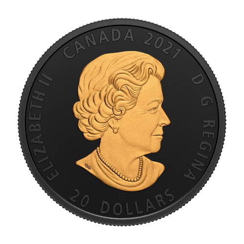 Pièce 1 once d'argent Le loup gris 2021 | Monnaie royale canadienne