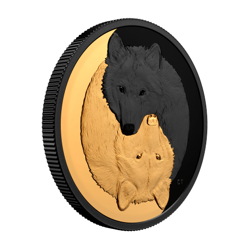 Pièce 1 once d'argent Le loup gris 2021 | Monnaie royale canadienne