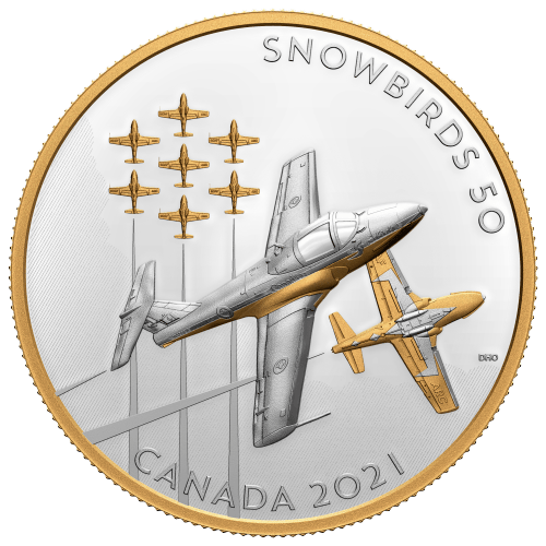 5 oz 2021 Royal Canadian Mint | The Snowbirds: A Canadian Legacy Silver Coin
