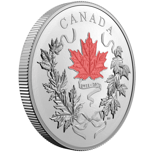 Pièce 10 onces d'argent Nos couleurs nationales 2021 | Monnaie royale canadienne