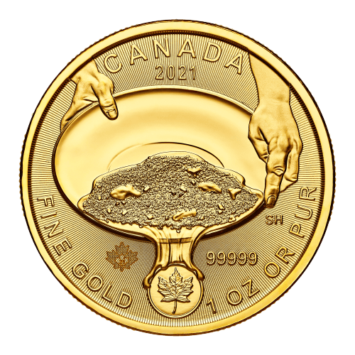 コールドプレート 1 oz 2021 99999 Klondike Gold Rush Gold Coin | Royal Canadian Mint