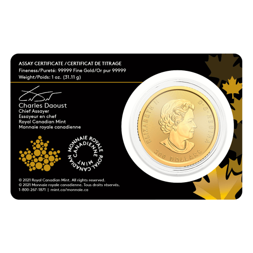 1 oz 2021 99999 Klondike Gold Rush Gold Coin | Royal Canadian Mint