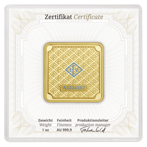 1 oz Gold Bar | Geiger Edelmetalle