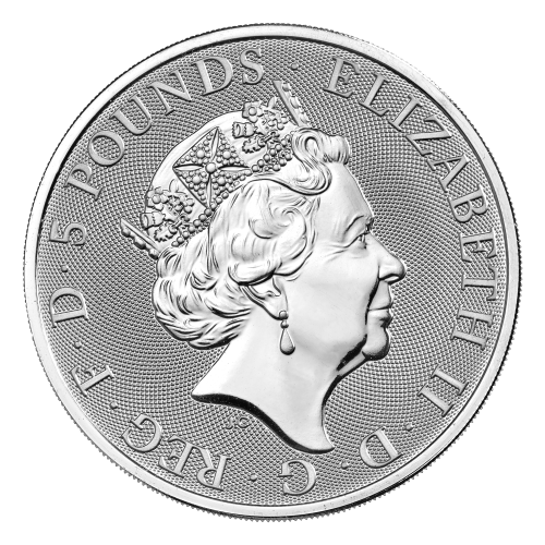 Pièce 2 onces d'argent Les Bêtes de la Reine : Complément 2021 | La Monnaie royale