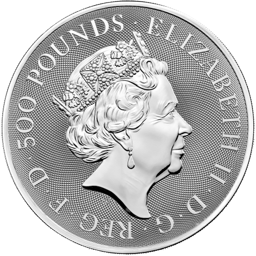 1 kilo 2021 Queen's Beasts: Completer Silver Coin | The Royal Mint