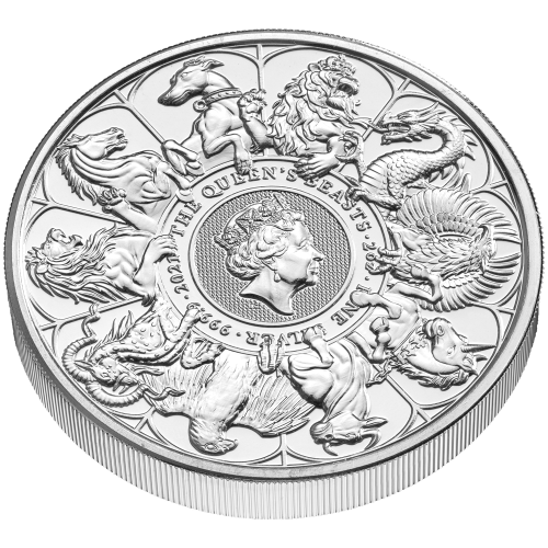 1 kilo 2021 Queen's Beasts: Completer Silver Coin | The Royal Mint