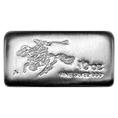 10 oz Pony Express Silver Bar | Silvertowne Mint