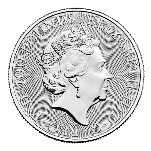 1 oz 2021 Queen's Beasts: White Horse of Hanover Platinum Coin | The Royal Mint