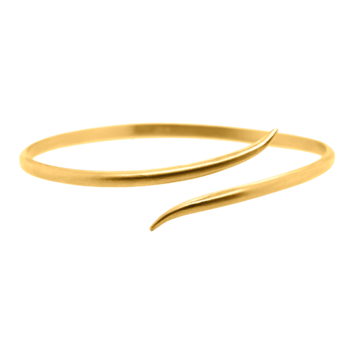 23.92 gram 24 kt Arrow Gold Bangle