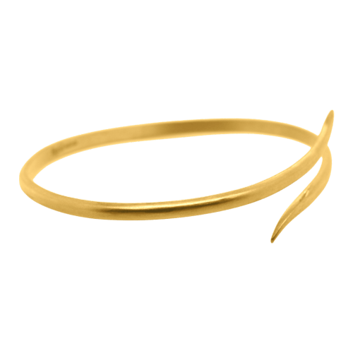 23.92 gram 24 kt Arrow Gold Bangle